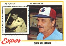 1978 Topps Baseball Cards      522     Dick Williams MG
